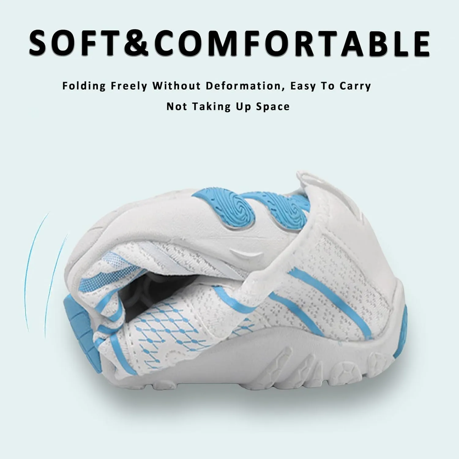 Barefoot Water Shoes for Women Wide Toe Box Shoe Pro-Healthy,Non-Slip Sneakers Pro Barefoot Shoes Beach Pool Aqua Swim Surf Hiking Footwear Summer Lightweight Running Trekking Trail Sneaker Unisex