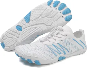 Barefoot Water Shoes for Women Wide Toe Box Shoe Pro-Healthy,Non-Slip Sneakers Pro Barefoot Shoes Beach Pool Aqua Swim Surf Hiking Footwear Summer Lightweight Running Trekking Trail Sneaker Unisex