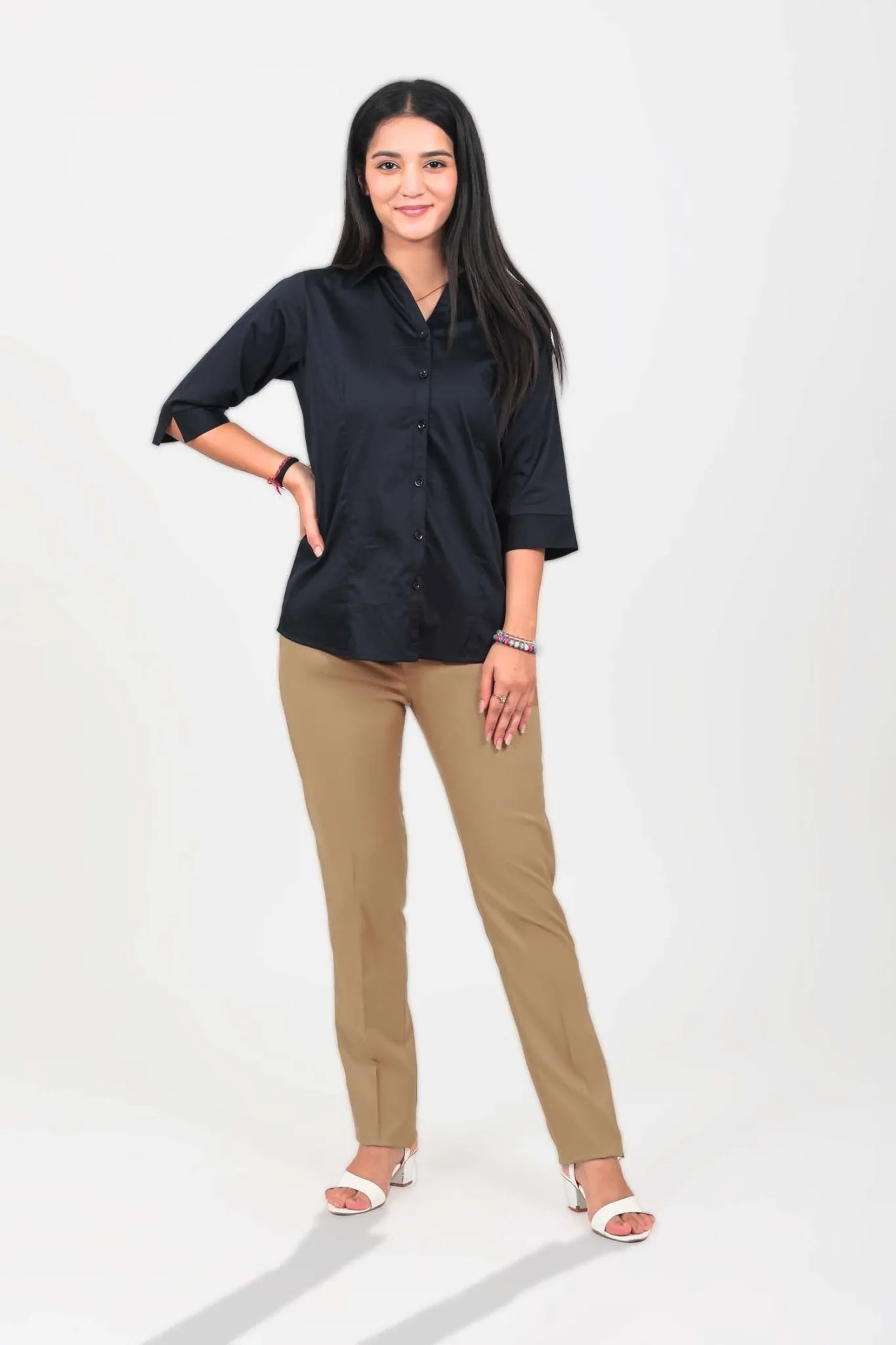 bluebird Women's Mustard Casual Trouser