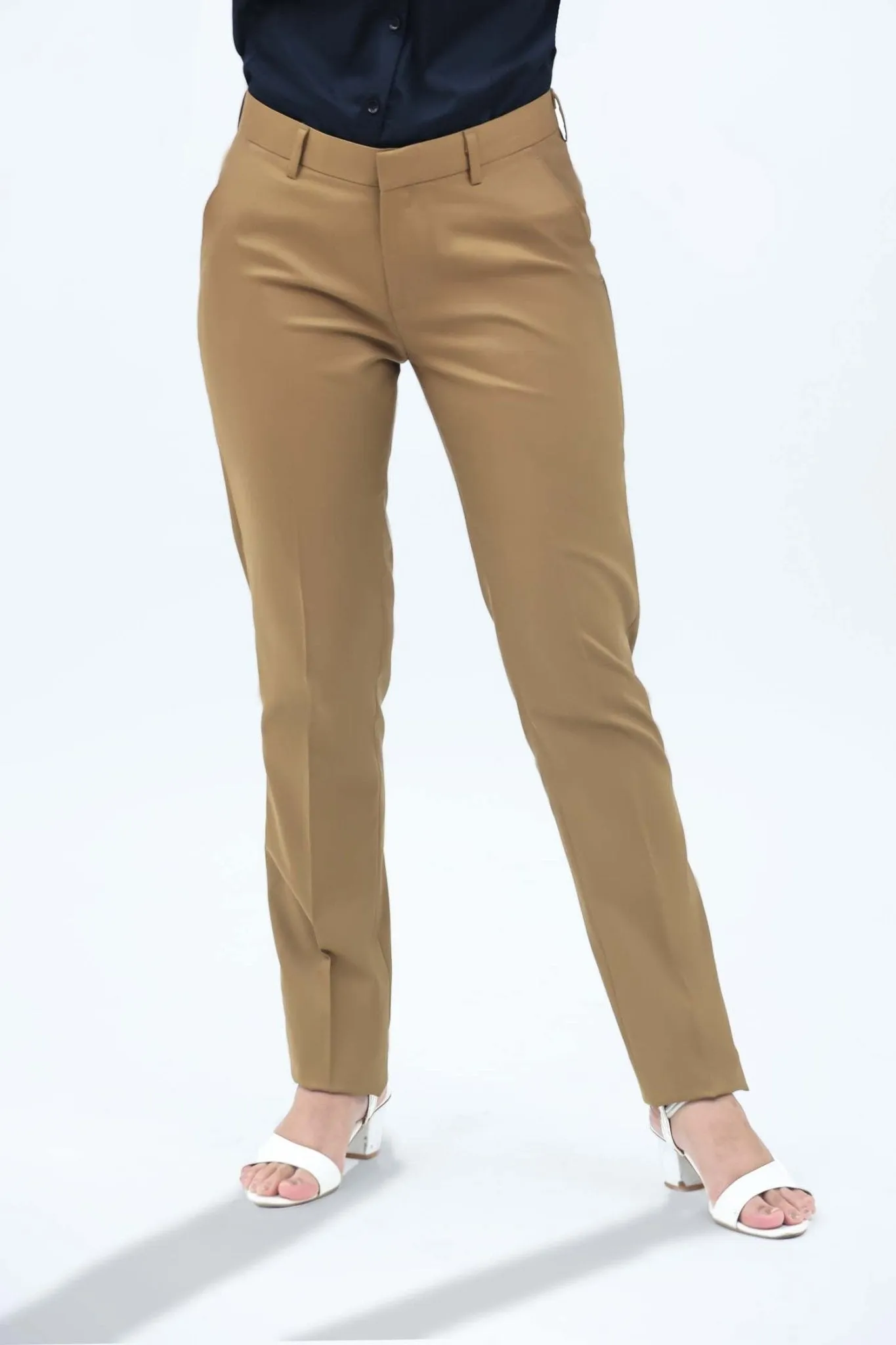 bluebird Women's Mustard Casual Trouser