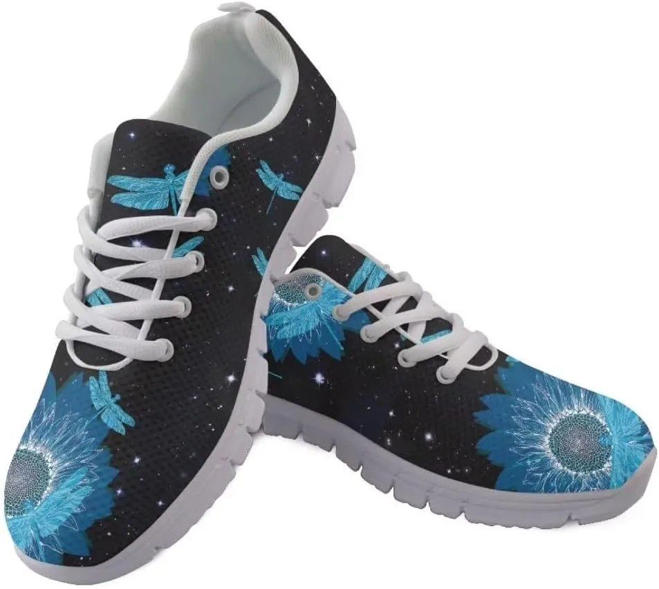 Jeiento Running Shoes for Women Girls Breathable Mesh Tennis Shoes Casual Gym Sports Shoes Non Slip Walking Sneakers for Men Teenager