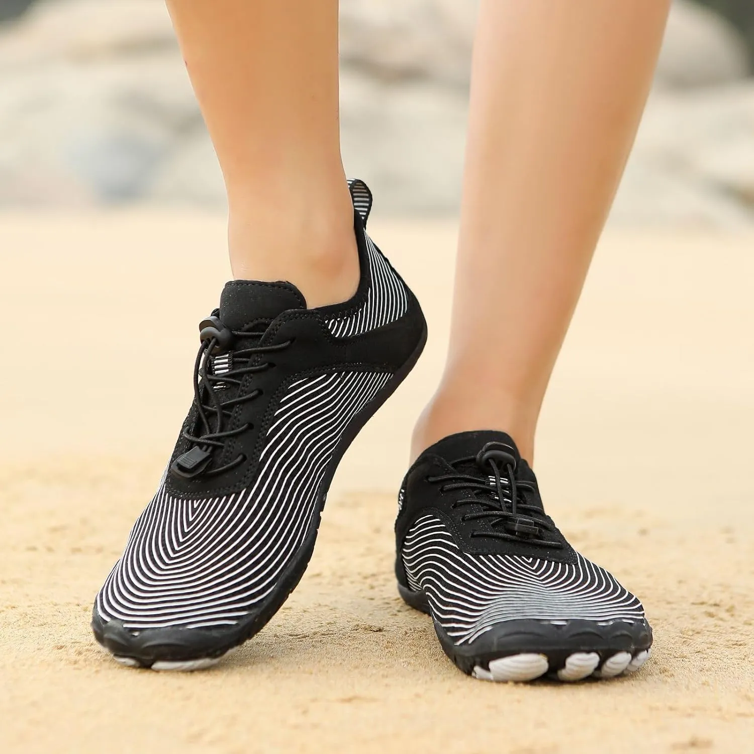 Mens Womens Hike Barefoot & Minimalist Shoes | Wide Toe Box | Footwear Breathable Healthy & Non-Slip Hiking Trail Running Shoes Beach Pool Swim Surf Walking Shoes
