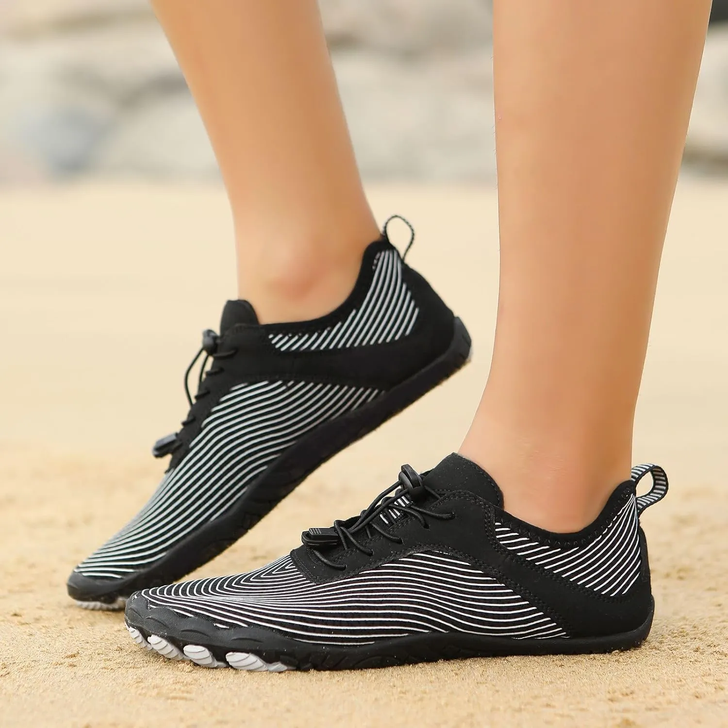 Mens Womens Hike Barefoot & Minimalist Shoes | Wide Toe Box | Footwear Breathable Healthy & Non-Slip Hiking Trail Running Shoes Beach Pool Swim Surf Walking Shoes