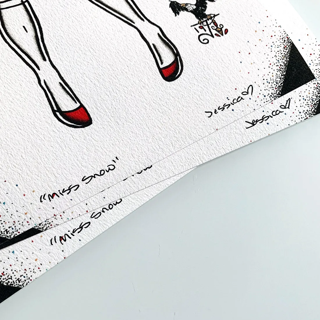 Miss Snow Print