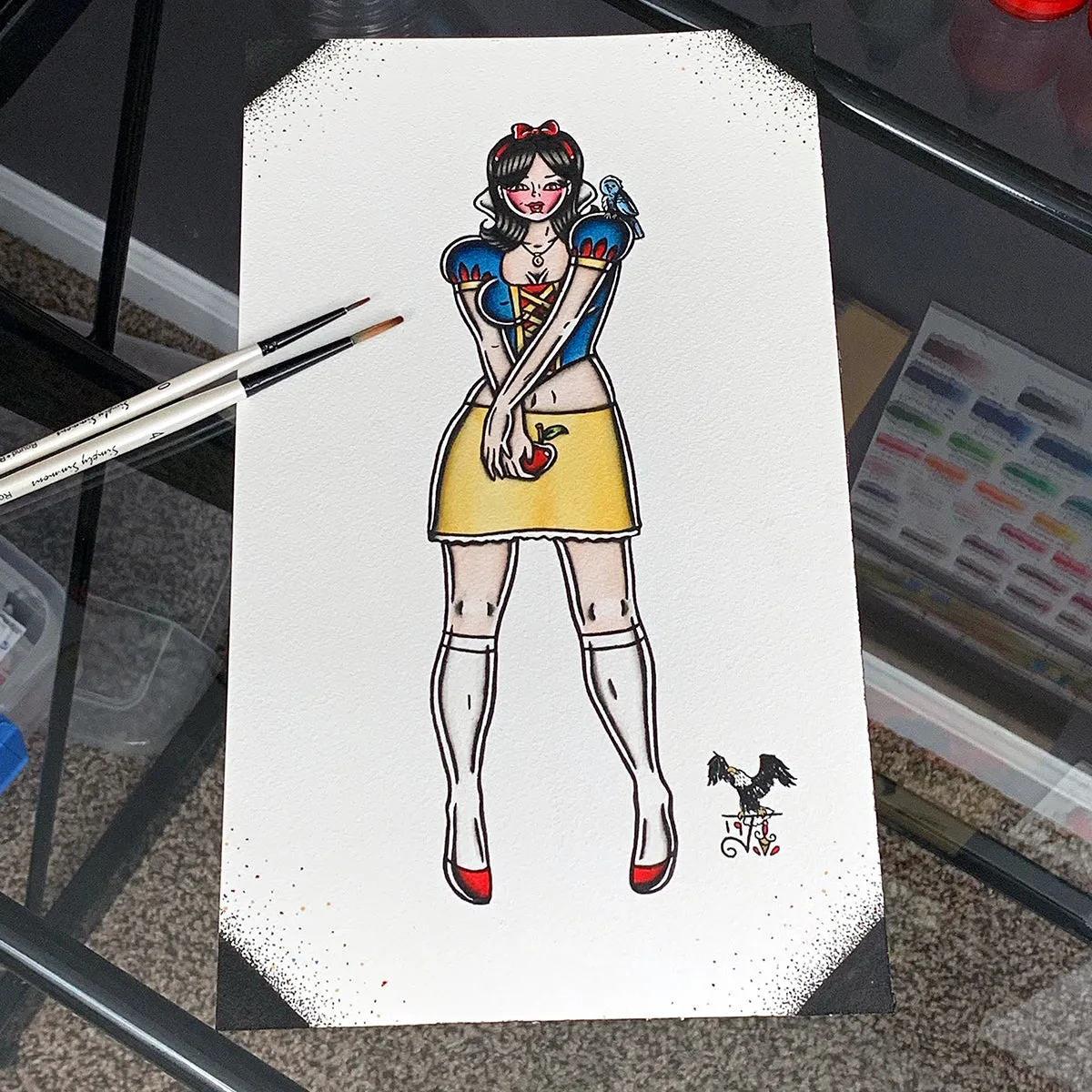 Miss Snow Print
