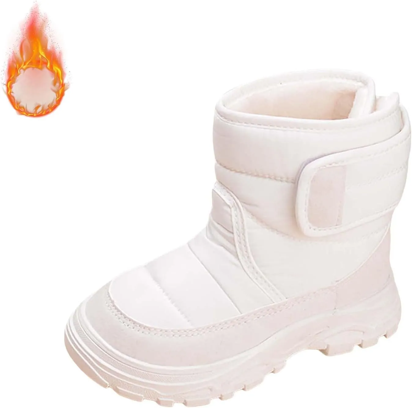 Open Toe Fuzzy Snow Booties For Boys Kids Winter Ski Shoes Toddler Fleece Breathable Sport Boots Fashion Non Slip Warm