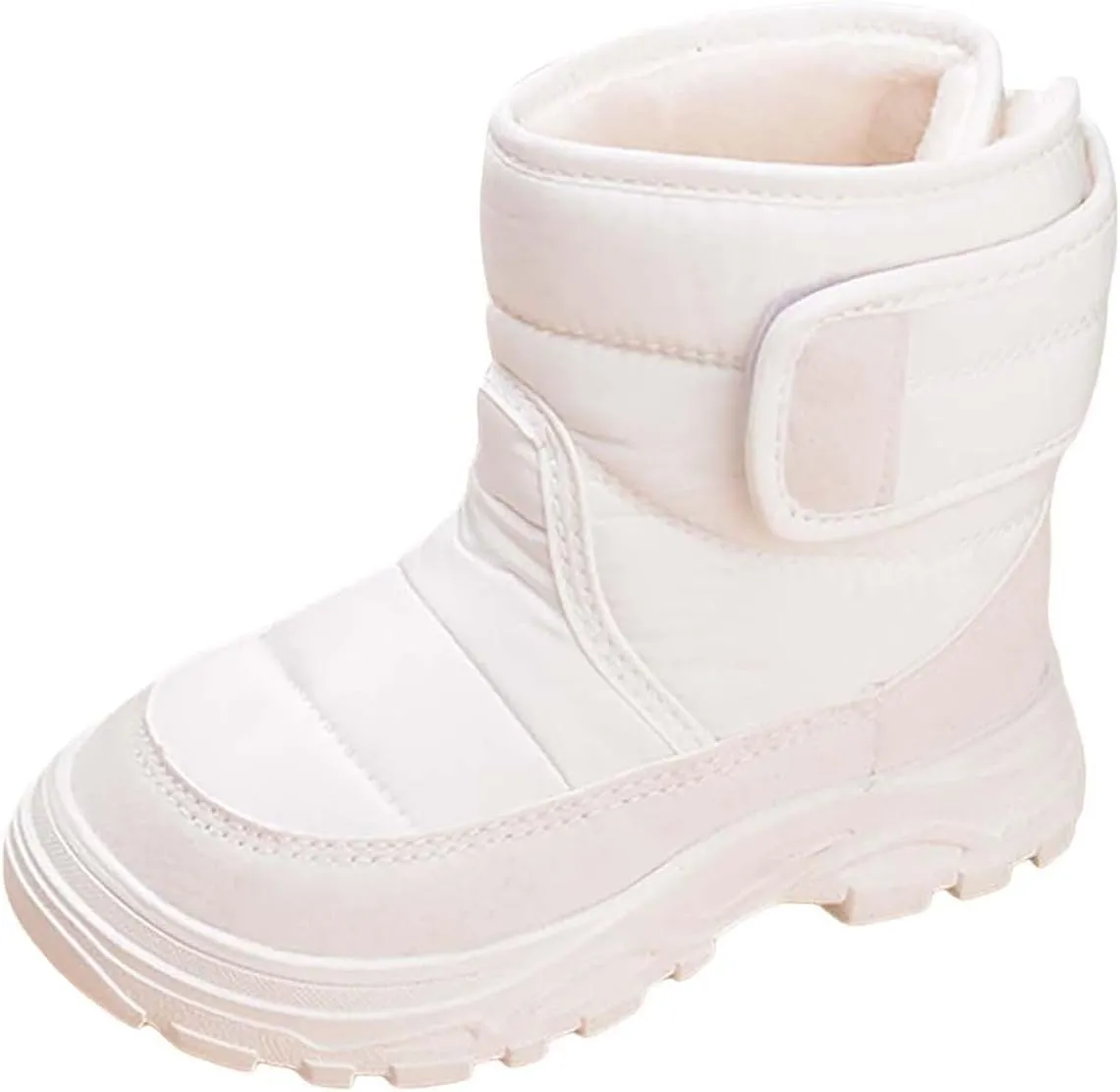 Open Toe Fuzzy Snow Booties For Boys Kids Winter Ski Shoes Toddler Fleece Breathable Sport Boots Fashion Non Slip Warm
