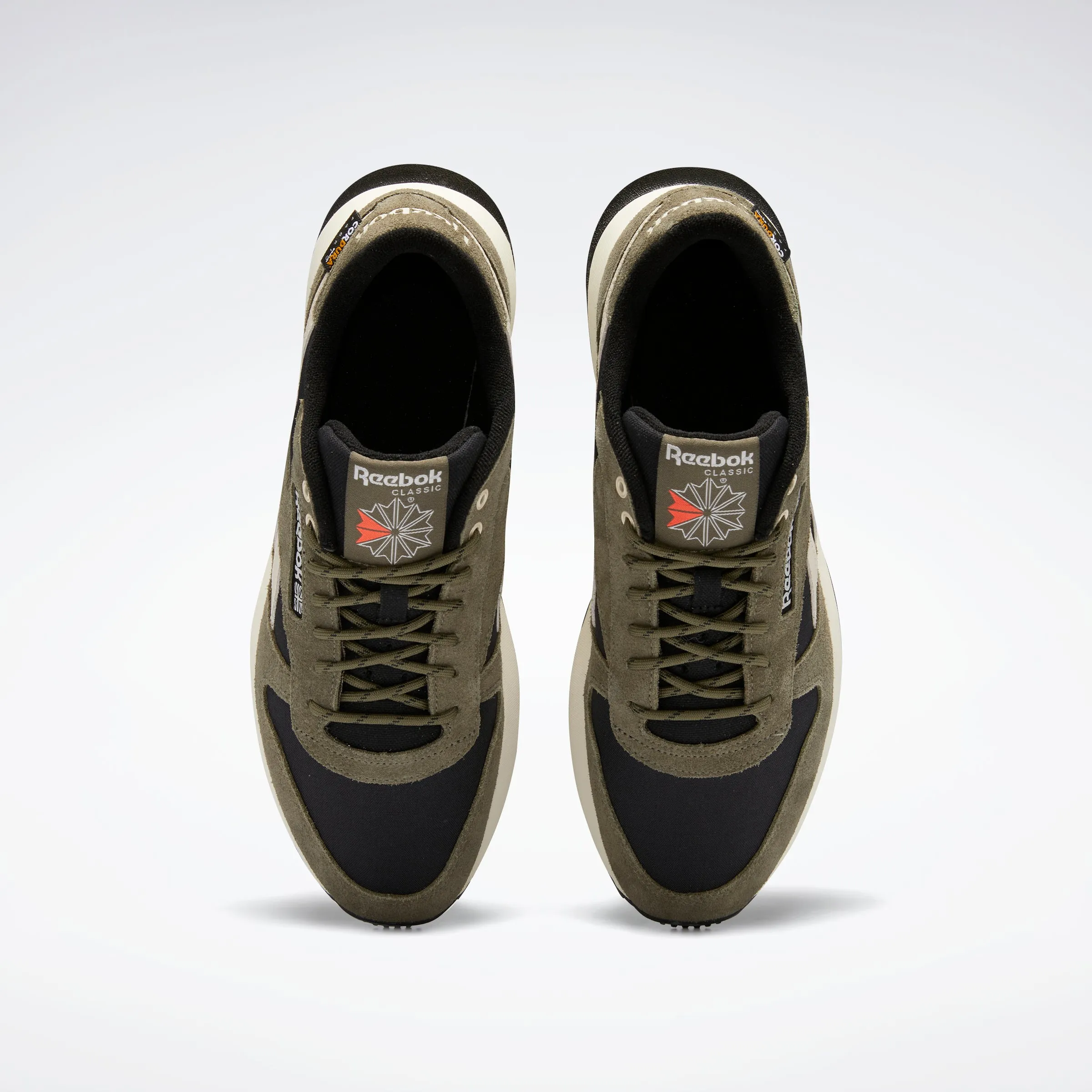 Reebok Footwear Men Classic Leather Shoes Cblack/Armgrn/Stucco