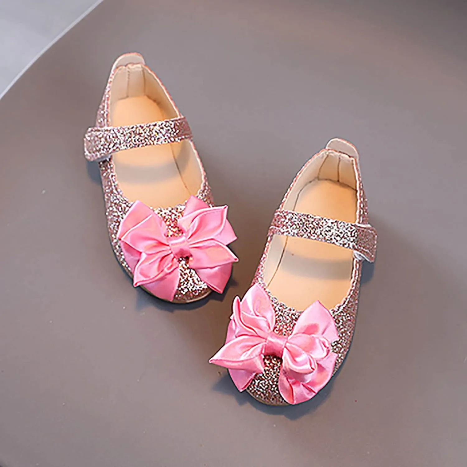 Toddler Girl Shoes Kids Shoes Single Bowknot Dancing Shoes Bling Infant Girls Baby Shoes Sandals Princess White Shoes