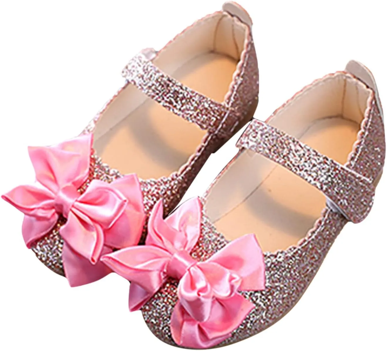 Toddler Girl Shoes Kids Shoes Single Bowknot Dancing Shoes Bling Infant Girls Baby Shoes Sandals Princess White Shoes