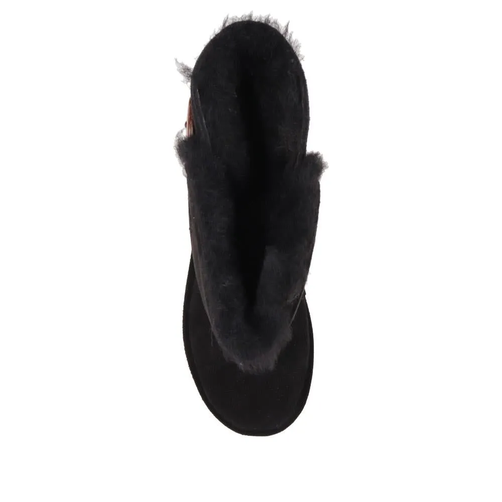 Warm Buttoned Calf Boots - EDNB40073 / 326 908