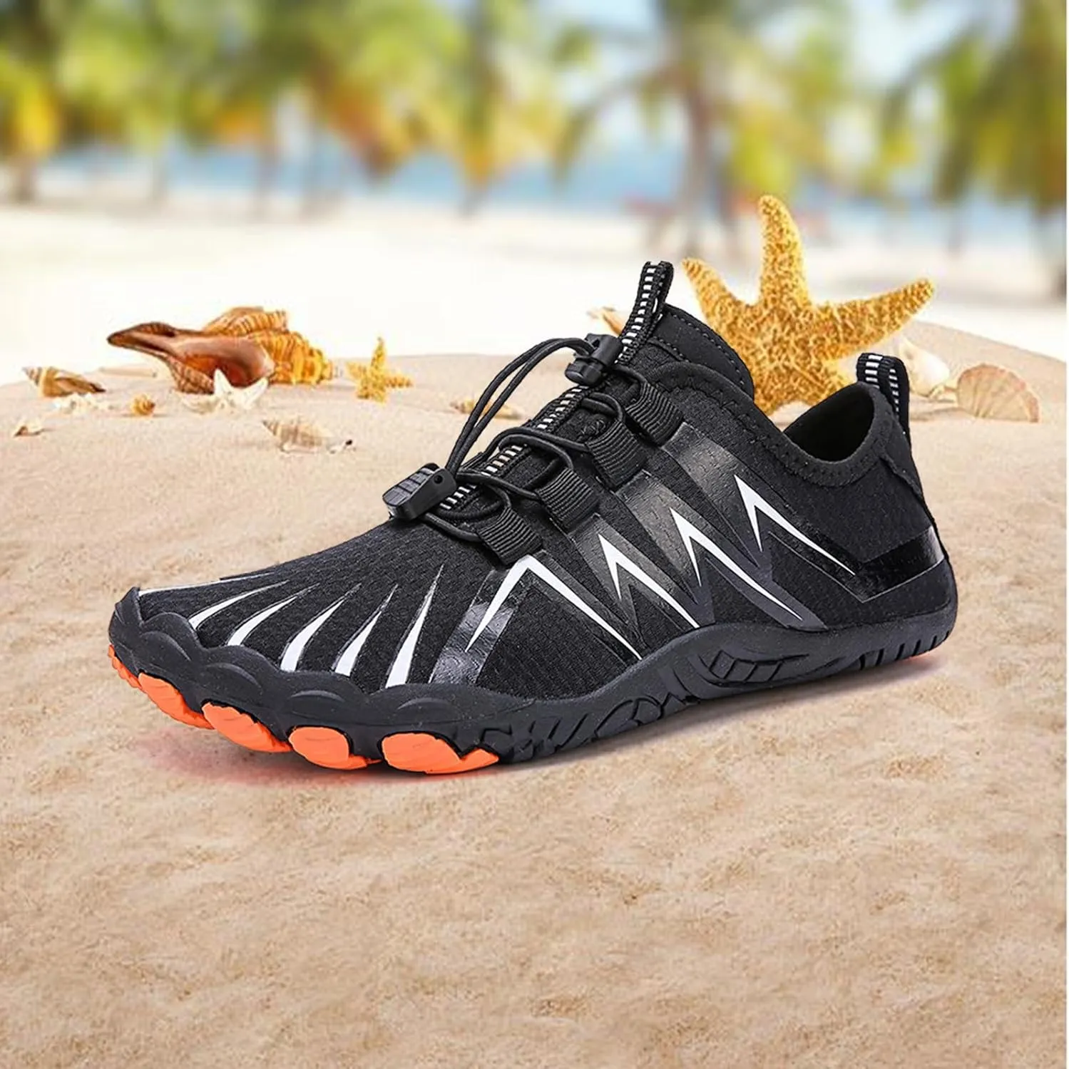 Water Shoes for Men Women Lightweight Comfortable Trail Hike Barefoot,Non-Slip Wide Toe Box Trail Swim Shoes,Outdoor Breathable Quick-Dry Grounded Footwear 2025 New Athletic Hiking Footwear