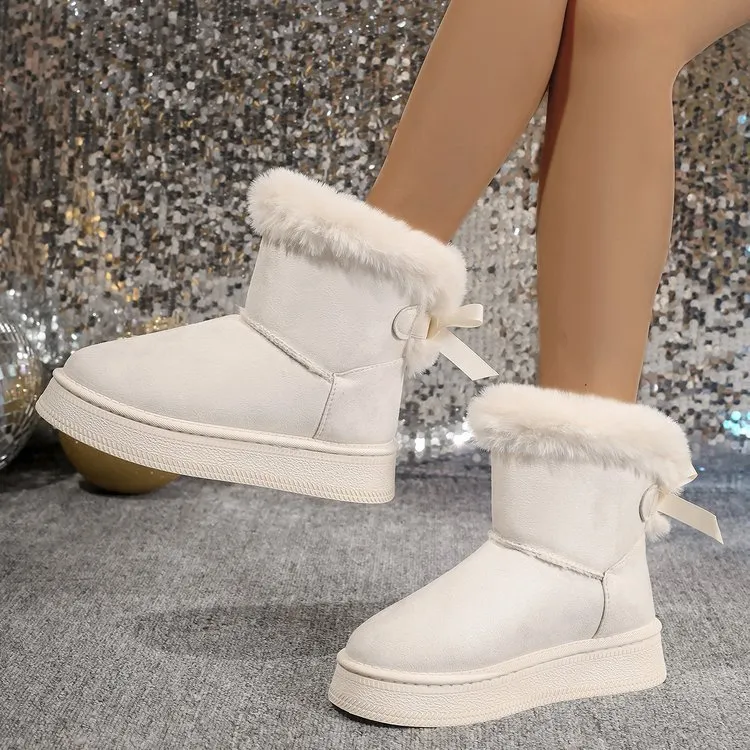 Winter Snow Boots Women Casual Warm Plush Short Boot